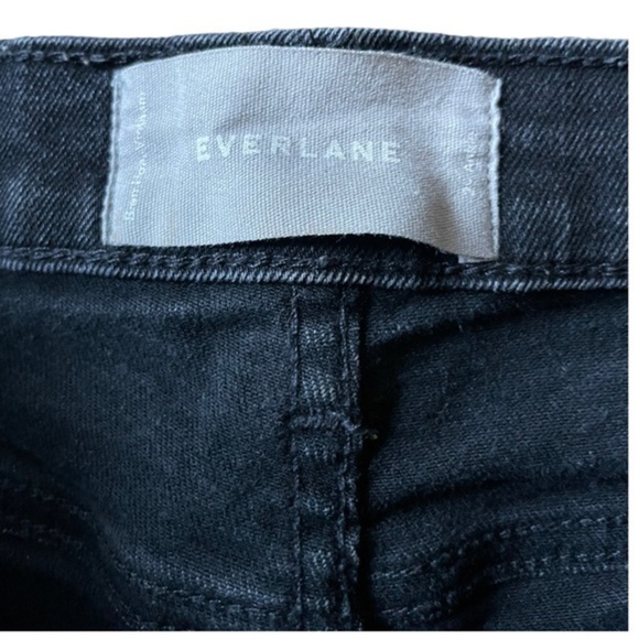 Everlane Mid Rise Ankle Jeans Washed Black Size 28 - Picture 9 of 14
